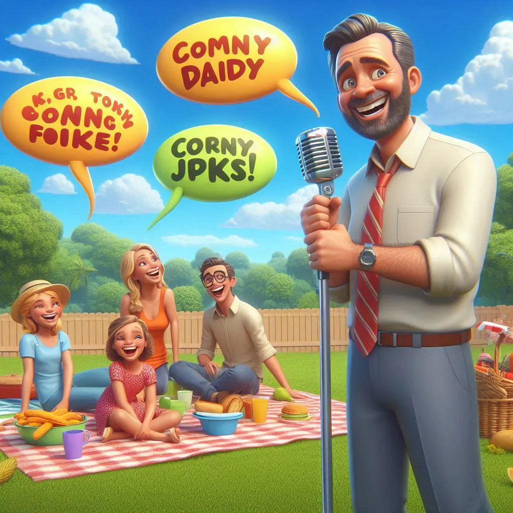 Corny dad jokes