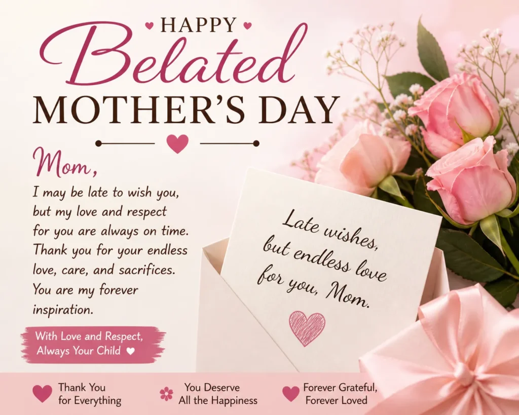 Happy Belated Mother’s Day