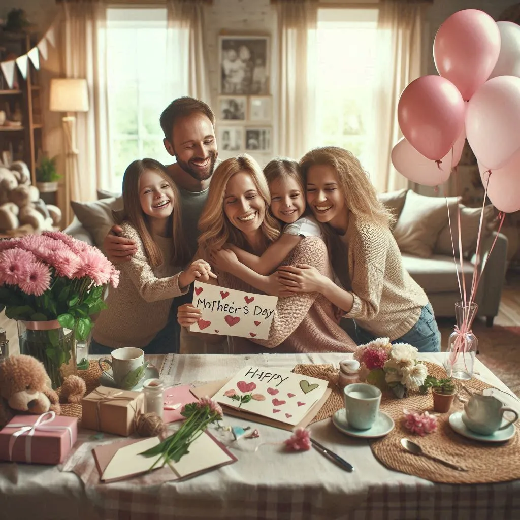 Late Mother’s Day Celebration Caption