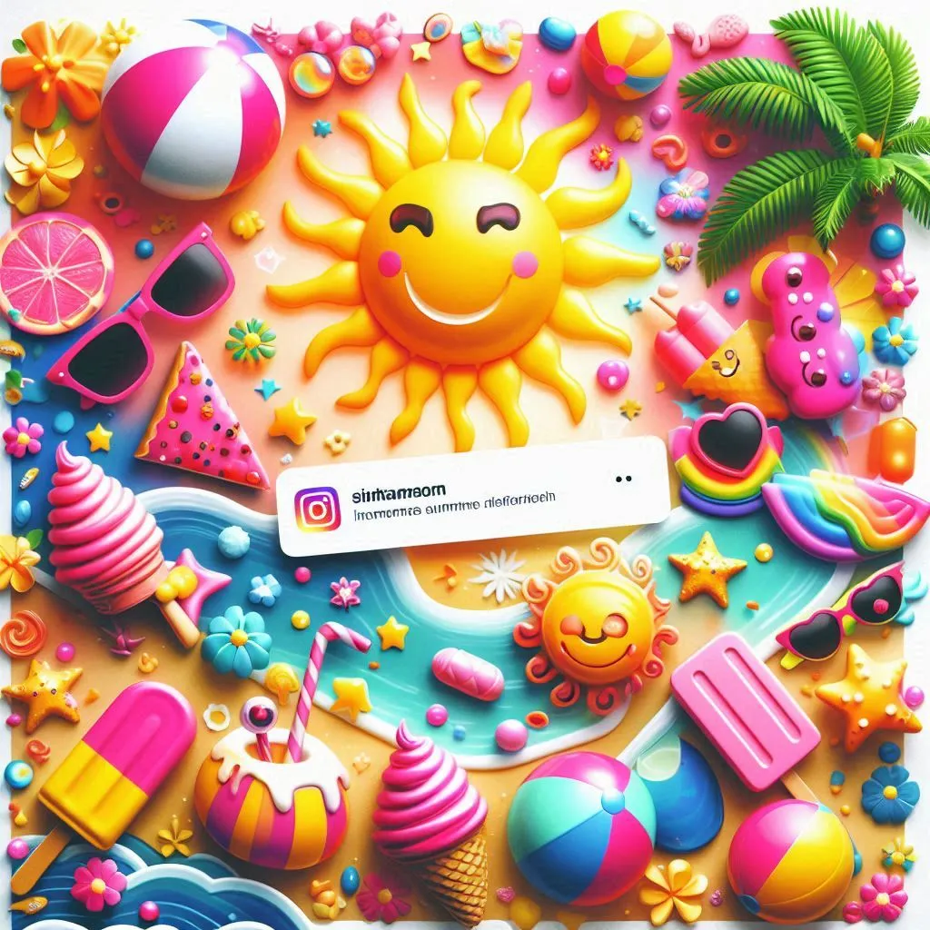 Summer Instagram Captions Emojis