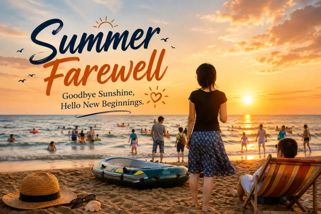 Summer Farewell Quote Caption