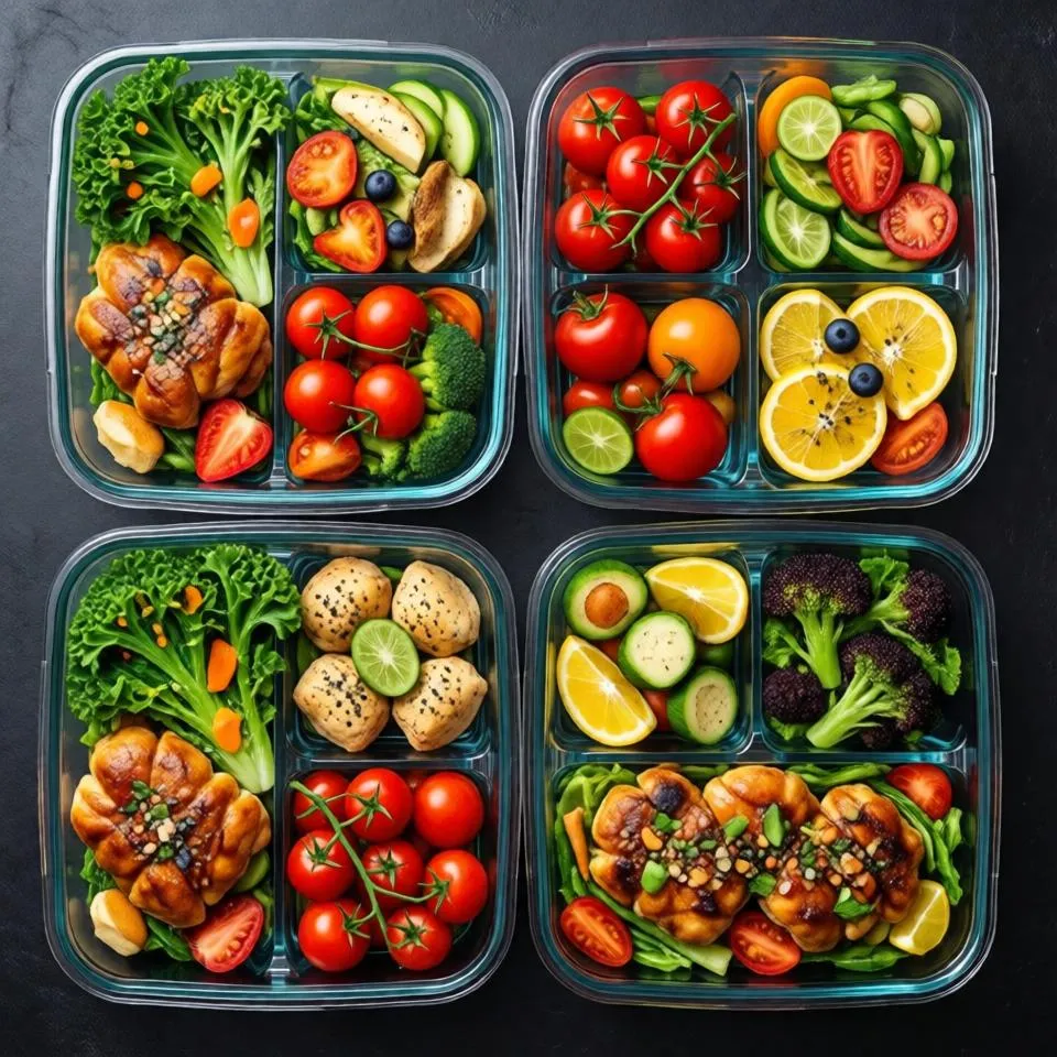 Meal Prep Dishes Caption