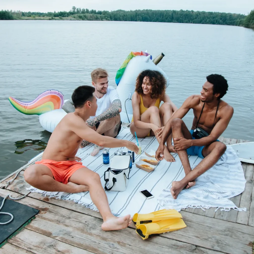 Summer Outing Caption