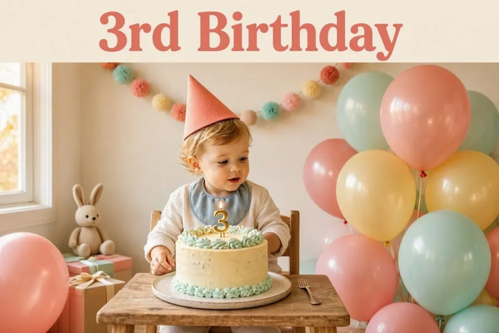 3rd Birthday Captions