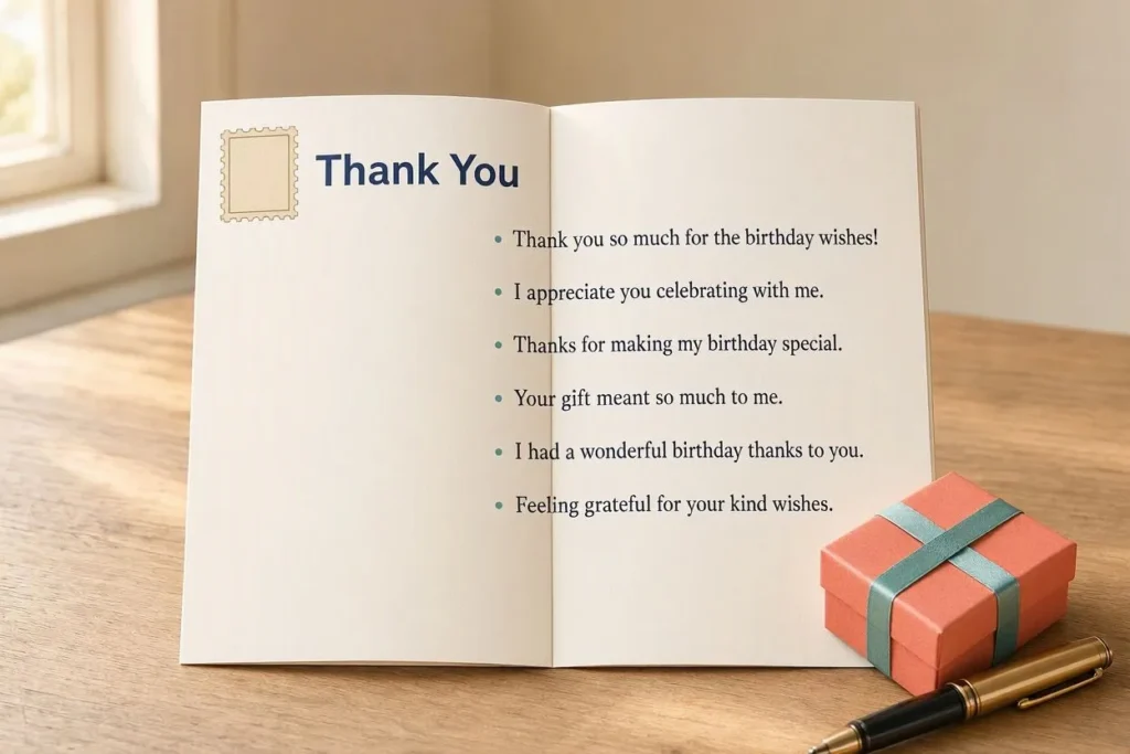 How to Say Thank You for Birthday Wishes